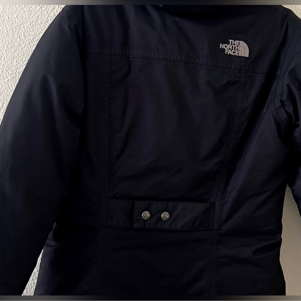 The North Face Women's Black Fur-Trimmed Ski Jacket